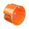 Gipszkarton szerelvénydoboz 1-es kerek 68mm-átmérő műanyag narancs csavarral O-range KAISER