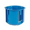Gipszkarton szerelvénydoboz mély 1-es kerek 68mmx 68mmx 65mm-átmérő kék műanyag PV60D SIMET