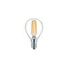 LED lámpa P45 kisgömb filament 6,5W- 60W E14 806lm 827 220-240V AC CorePro LEDLuster Philips