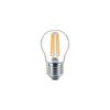 LED lámpa P45 kisgömb filament 6,5W- 60W E27 806lm 827 220-240V AC CorePro LEDLuster Philips