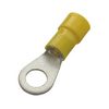 Szemes saru DIN 46237 4-6mm2 8M/csavar gyűrűs-alakú PVC sárga réz ónozott SSZ8 Haupa
